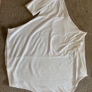 Cream, off-the-shoulder top, M